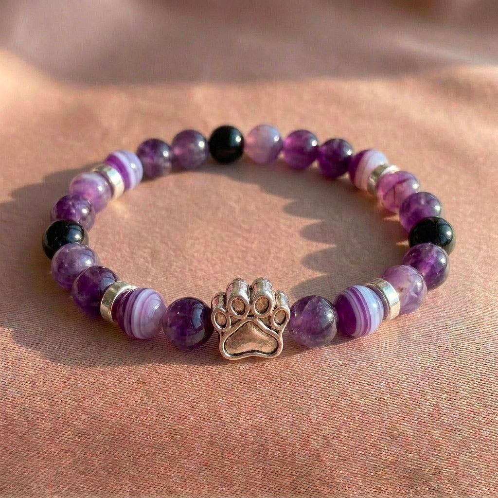 Violet Paw Bracelet
