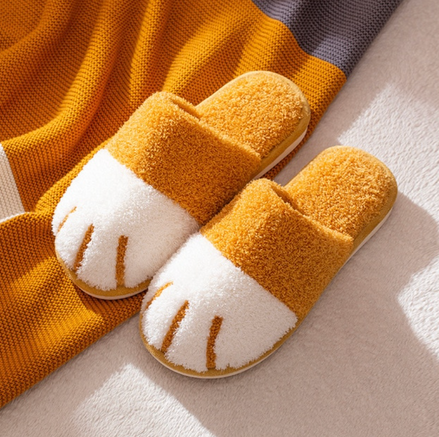 Cat paw slippers