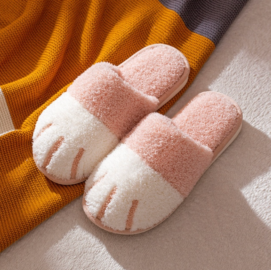 Cat paw slippers